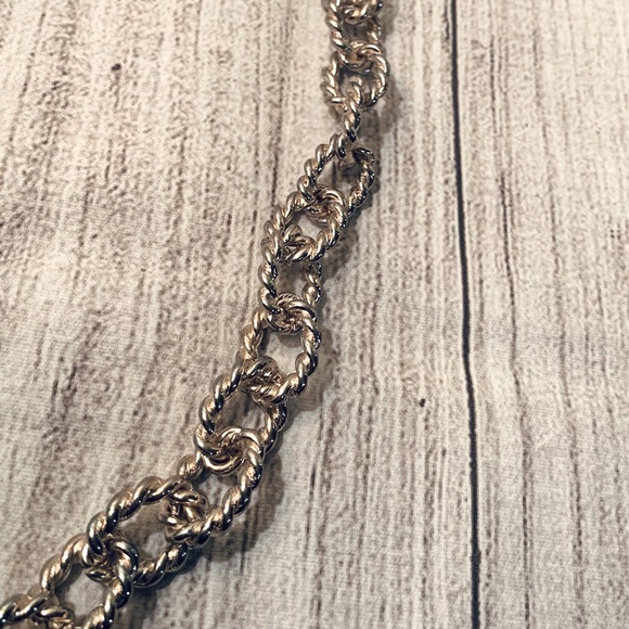 Silver Large Chain Link Necklace - Picture 2 of 5